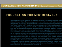 Tablet Screenshot of foundmedia.org